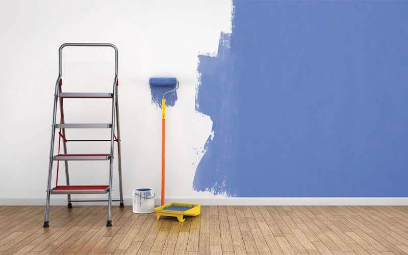 cách tính diện tích sơn trong nhà